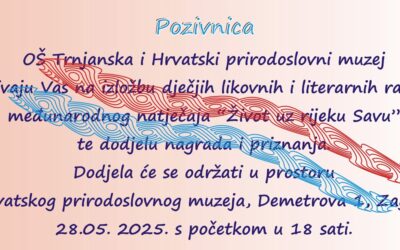 REZULTATI MEĐUNARODNOG LIKOVNO-LITERARNOG NATJEČAJA “ŽIVOT UZ RIJEKU SAVU”, 2025.