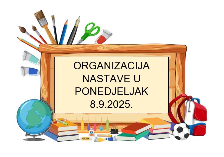 Obavijest o početku nastavne godine 2025./2026.