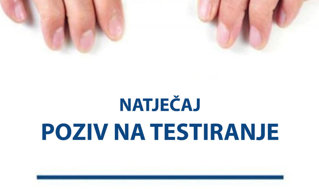 Obavijest o procjeni, testiranju