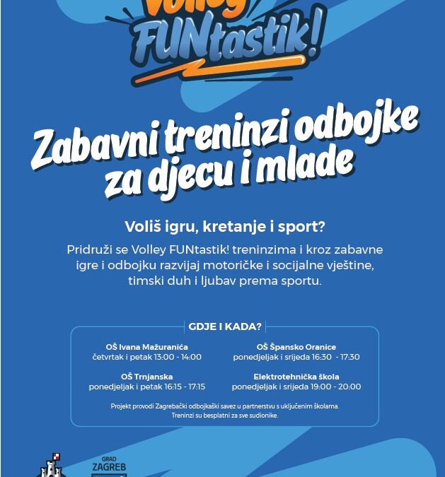 Odbojka u Trnjanskoj – “Volley FUNtastik”