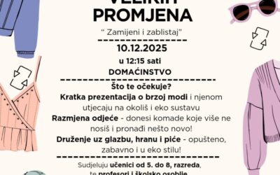 Mali buvljak velikih promjena – „Zamijeni i zablistaj!“