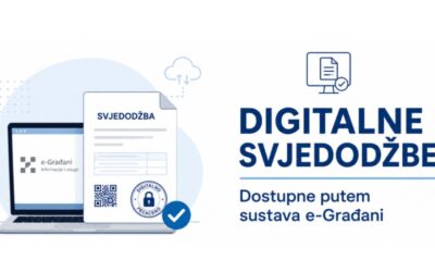 Obavijest o dostupnosti digitalnih svjedodžbi u sustavu e-Građani